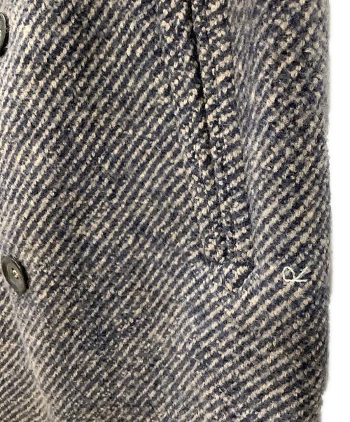 45R（フォーティファイブ・アール）45R (フォーティファイブ・アール) デニムツイードニットのコート ネイビー サイズ:3の古着・服飾アイテム