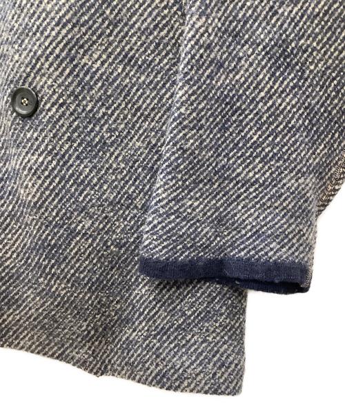 45R（フォーティファイブ・アール）45R (フォーティファイブ・アール) デニムツイードニットのコート ネイビー サイズ:3の古着・服飾アイテム