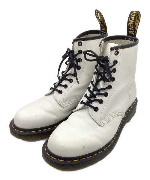 Dr.Martens（ドクターマーチン）Dr.Martens (ドクターマーチン) 8ホールブーツ ホワイト サイズ:UK 8の古着・服飾アイテム