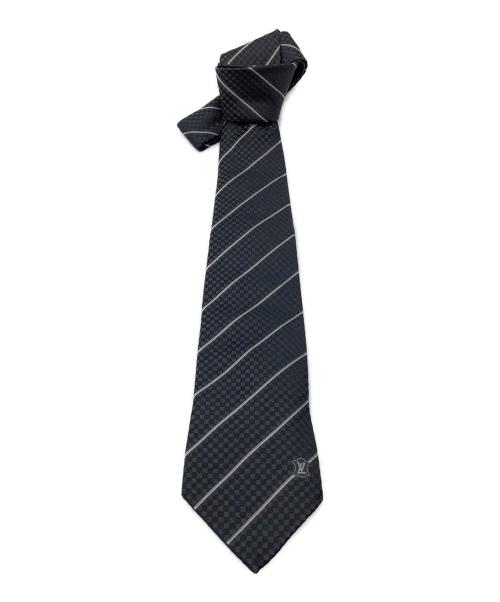 LOUIS VUITTON（ルイ ヴィトン）LOUIS VUITTON (ルイ ヴィトン) ネクタイ LOUIS VUITTONM 78758 ネイビー ストライプ ネイビー サイズ:不明の古着・服飾アイテム