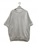 united athleユナイテッドアスレ）の古着「8.6オンスルーズフィットラグランハーフスリーブスウェット」｜ヘザーグレー