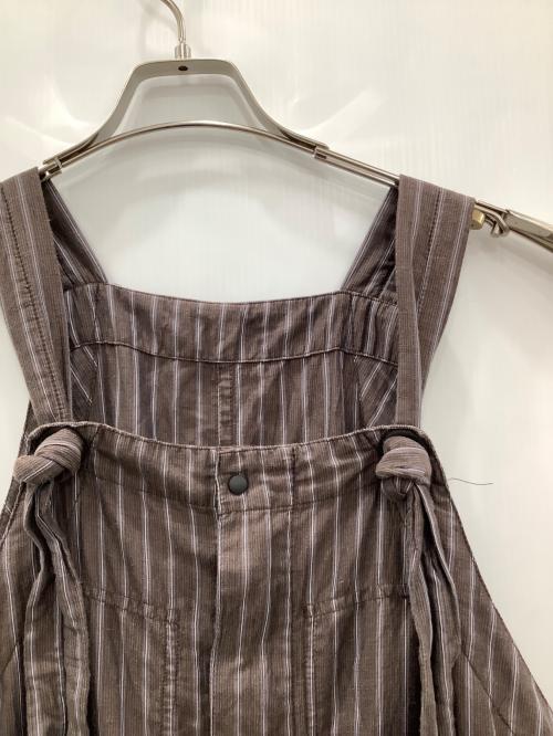 SASQUATCHfabrix.（サスクワッチファブリックス）SASQUATCHfabrix. (サスクワッチファブリックス) オーバーオール ブラウン サイズ:Sサイズの古着・服飾アイテム