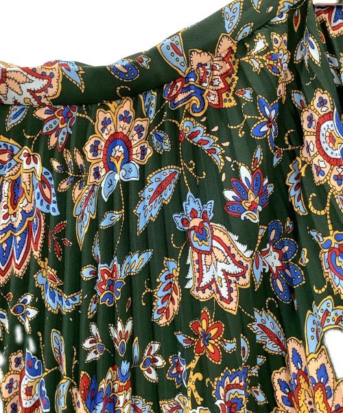 LAUREN RALPH LAUREN（ローレンラルフローレン）LAUREN RALPH LAUREN (ローレンラルフローレン) プリーツスカート グリーン サイズ:4の古着・服飾アイテム