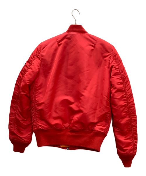 ALPHA（アルファ）ALPHA (アルファ) ALPHA MA-1ジャケット レッド サイズ:Mの古着・服飾アイテム