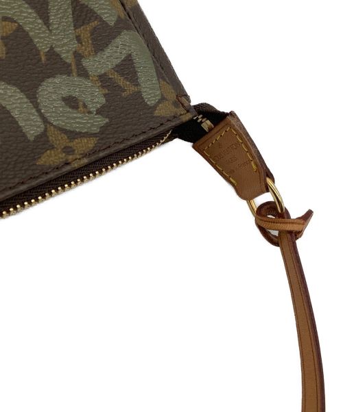 LOUIS VUITTON（ルイ ヴィトン）LOUIS VUITTON (ルイ ヴィトン) モノグラム グラフィティ ポシェット･アクセソワール ブラウンの古着・服飾アイテム