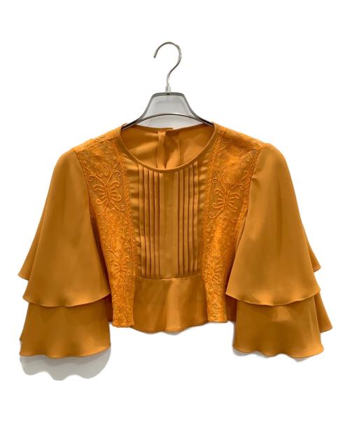 ritsu（リツ）ritsu (リツ) SUN LACE CAMISOLE DRESS＆BLOUSE オレンジ サイズ:ONEの古着・服飾アイテム