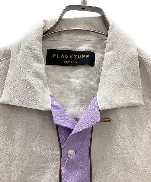 flagstuff（フラグスタフ）flagstuff (フラグスタフ) carnivorous plant S/S SHIRTS ベージュ サイズ:Lの古着・服飾アイテム