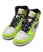 NIKEナイキ）の古着「AIR JORDAN1 HIGH OG VOLT」｜ホワイト×イエロー