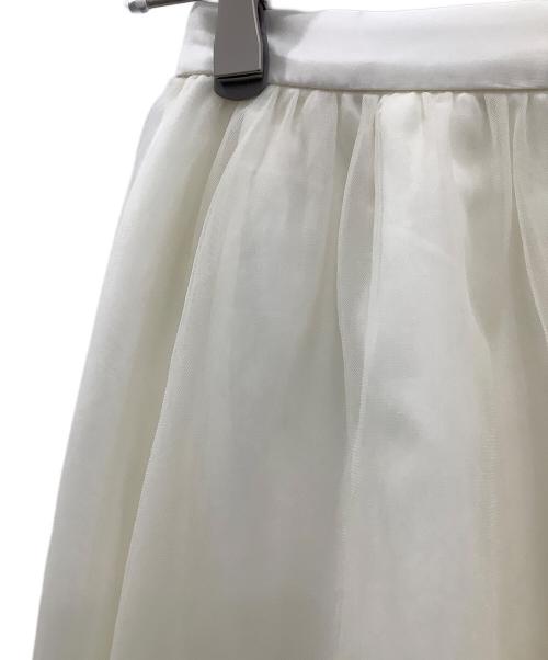 Lily Brown（リリーブラウン）Lily Brown (リリーブラウン) チュールスカート アイボリー サイズ:ONESIZEの古着・服飾アイテム