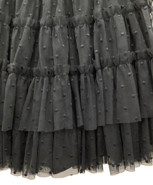 Snidel（スナイデル）Snidel (スナイデル) チュールスカショーパン ブラック サイズ:2の古着・服飾アイテム