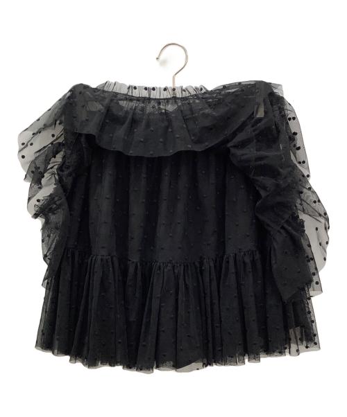 Snidel（スナイデル）Snidel (スナイデル) チュールスカショーパン ブラック サイズ:2の古着・服飾アイテム