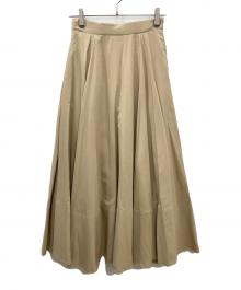 CADUNE（カデュネ）の古着「フレアスカート」｜ベージュ