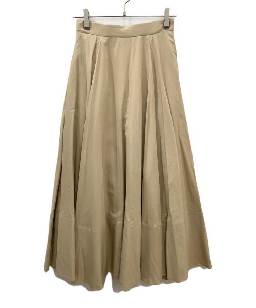 CADUNE（カデュネ）CADUNE (カデュネ) フレアスカート ベージュ サイズ:38の古着・服飾アイテム
