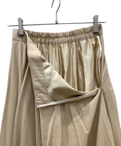 CADUNE（カデュネ）CADUNE (カデュネ) フレアスカート ベージュ サイズ:38の古着・服飾アイテム