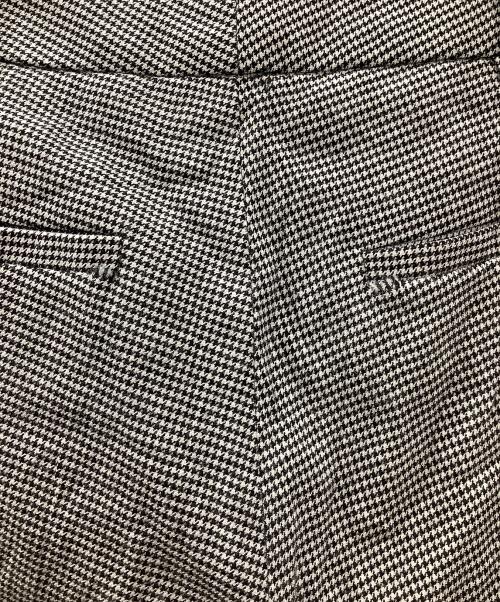 GUCCI（グッチ）GUCCI (グッチ) チェックパンツ ブラック サイズ:Sサイズの古着・服飾アイテム