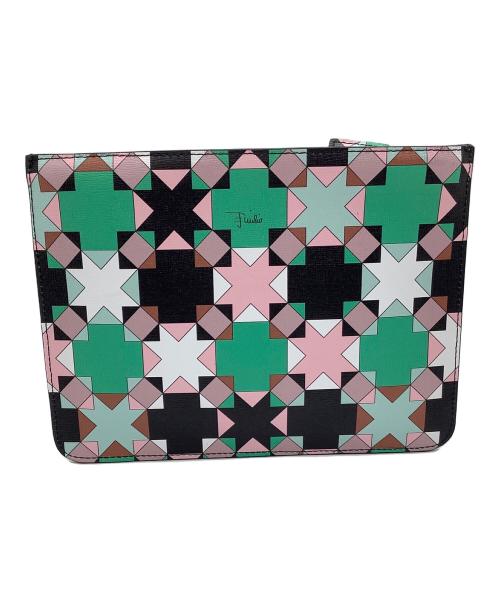 Emilio Pucci（エミリオ プッチ）Emilio Pucci (エミリオ プッチ) ハンドポーチ マルチカラーの古着・服飾アイテム