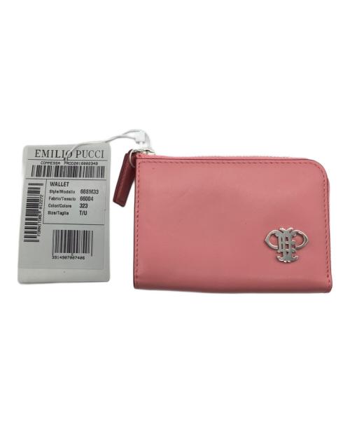 Emilio Pucci（エミリオ プッチ）Emilio Pucci (エミリオ プッチ) コンパクトウォレット ピンクの古着・服飾アイテム
