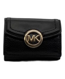 MICHAEL KORS（マイケル・コース）の古着「3つ折り財布」｜ブラック