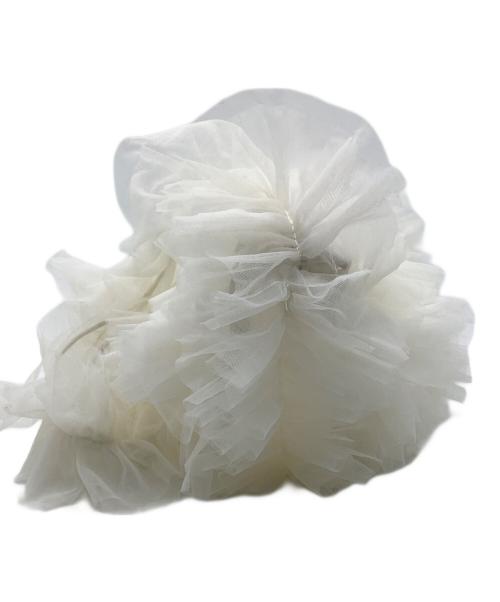 Snidel（スナイデル）Snidel (スナイデル) フリルバッグ ホワイトの古着・服飾アイテム