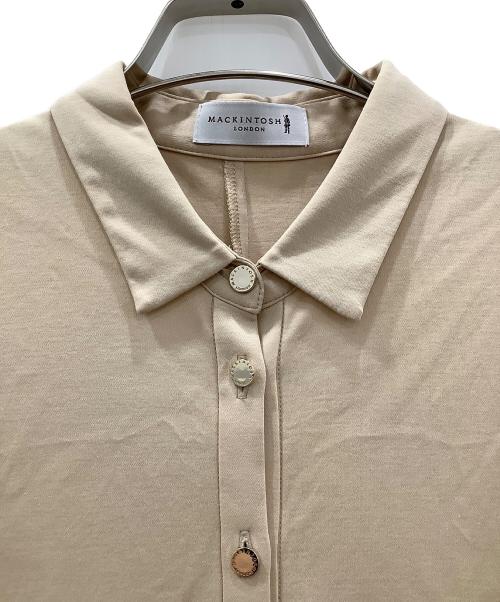 MACKINTOSH LONDON（マッキントッシュ ロンドン）MACKINTOSH LONDON (マッキントッシュ ロンドン) シャツワンピース ベージュ サイズ:Mサイズの古着・服飾アイテム