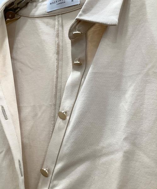 MACKINTOSH LONDON（マッキントッシュ ロンドン）MACKINTOSH LONDON (マッキントッシュ ロンドン) シャツワンピース ベージュ サイズ:Mサイズの古着・服飾アイテム