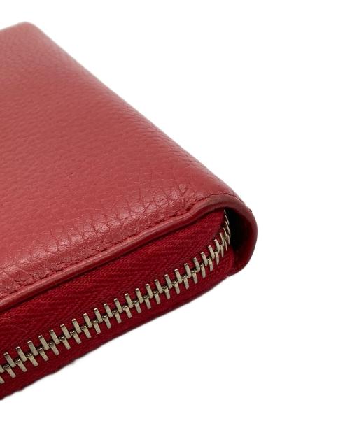GUCCI（グッチ）GUCCI (グッチ) 長財布 インターロッキングG レッドの古着・服飾アイテム