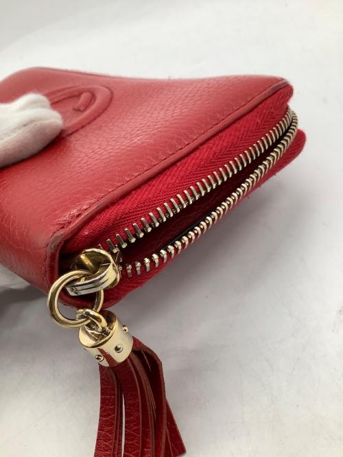 GUCCI（グッチ）GUCCI (グッチ) 長財布 インターロッキングG レッドの古着・服飾アイテム