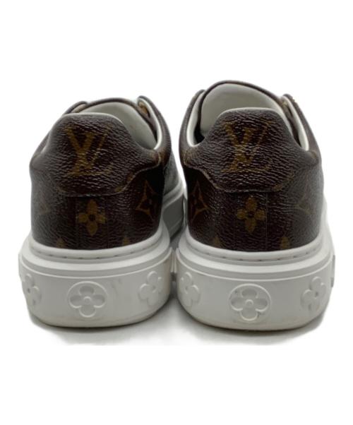 LOUIS VUITTON（ルイ ヴィトン）LOUIS VUITTON (ルイ ヴィトン) タイムアウトラインスニーカー ブラウン サイズ:35の古着・服飾アイテム