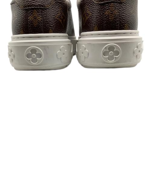 LOUIS VUITTON（ルイ ヴィトン）LOUIS VUITTON (ルイ ヴィトン) タイムアウトラインスニーカー ブラウン サイズ:35の古着・服飾アイテム