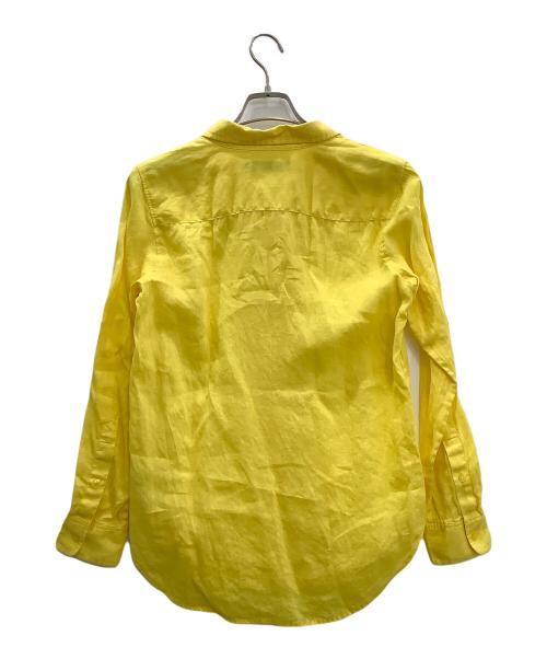 LAUREN RALPH LAUREN（ローレンラルフローレン）LAUREN RALPH LAUREN (ローレンラルフローレン) リネンシャツ イエロー サイズ:ｓの古着・服飾アイテム