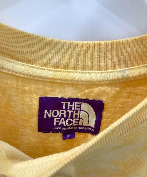 THE NORTHFACE PURPLELABEL（ザ・ノースフェイス パープルレーベル）THE NORTHFACE PURPLELABEL (ザ・ノースフェイス パープルレーベル) 7oz Tie Dye Tee オレンジ サイズ:Ｍの古着・服飾アイテム