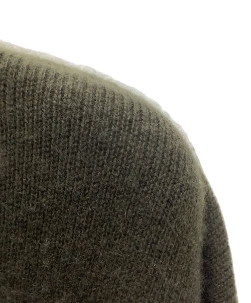 apartment Three（アパートメントスリー）apartment Three (アパートメントスリー) Apartment Three カシミヤブレンドカーディガン グリーン サイズ:Mの古着・服飾アイテム