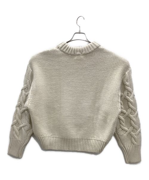 apartment Three（アパートメントスリー）apartment Three (アパートメントスリー) Apartment Three Chunky Cable-Knit Sweater アイボリー サイズ:Sの古着・服飾アイテム