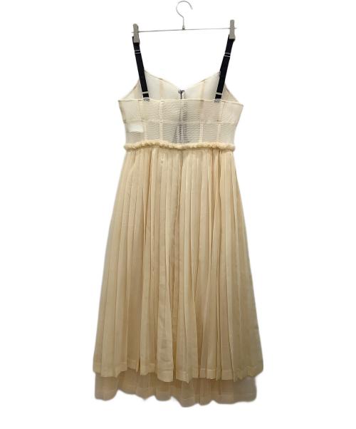 MAISON SPECIAL（メゾンスペシャル）MAISON SPECIAL (メゾンスペシャル) MAISON SPECIAL　Ribbon Pleats Dres ベージュ サイズ:Freeの古着・服飾アイテム