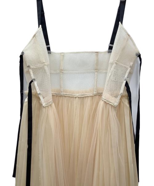 MAISON SPECIAL（メゾンスペシャル）MAISON SPECIAL (メゾンスペシャル) MAISON SPECIAL　Ribbon Pleats Dres ベージュ サイズ:Freeの古着・服飾アイテム