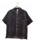 J.S HOMESTEAD（ジャーナルスタンダード ホームステッド）の古着「和木綿オープンカラーシャツ」｜ブラック