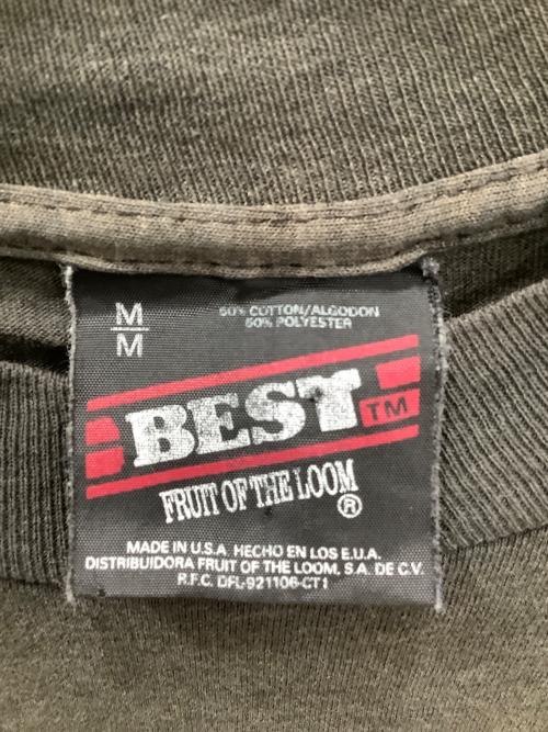 FRUIT OF THE LOOM（フルーツオブザルーム）FRUIT OF THE LOOM (フルーツオブザルーム) FRUIT OF THE LOOM　80'sプリントTシャツ ブラック サイズ:Mサイズの古着・服飾アイテム
