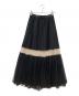 Lily Brown（リリーブラウン）の古着「Lily Brown　チュールスカート」｜ブラック