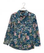 truno by noisemakerトルノバイノイズメーカー）の古着「ボタニカルファティーグシャツ」｜ブルー
