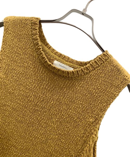 TODAYFUL（トゥデイフル）TODAYFUL (トゥデイフル) TODAYFUL　ニットベスト ブラウン サイズ:Freeの古着・服飾アイテム