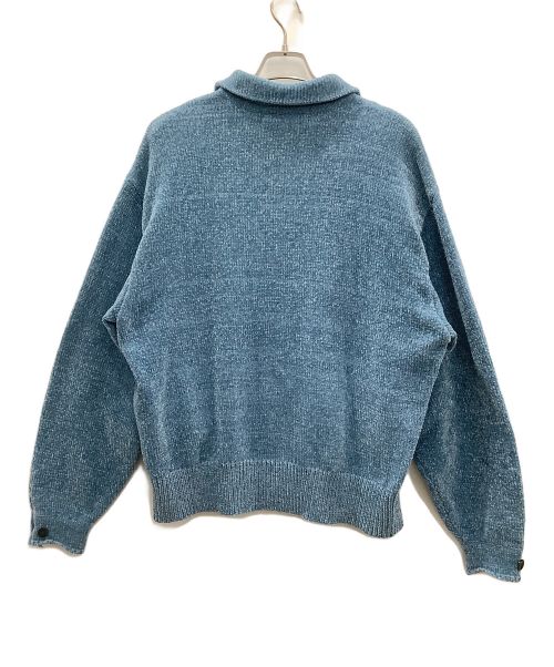 flagstuff（フラグスタフ）flagstuff (フラグスタフ) DAD KNIT ライトブルー サイズ:Lの古着・服飾アイテム