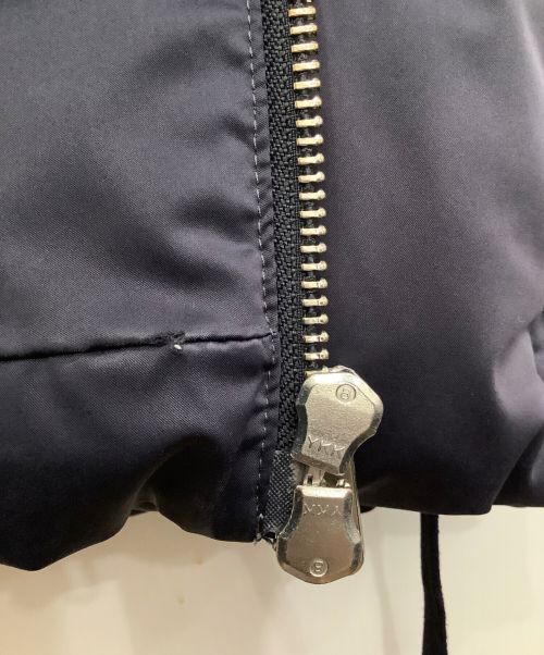 DUNO（デュノ）DUNO (デュノ) DUNO　フーデッド切替ダウンコート ネイビー サイズ:SIZE40の古着・服飾アイテム