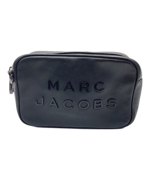MARC JACOBS（マークジェイコブズ）MARC JACOBS (マークジェイコブス) LEATHER CROSSBODY BAG ブラックの古着・服飾アイテム