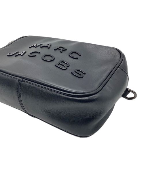 MARC JACOBS（マークジェイコブズ）MARC JACOBS (マークジェイコブス) LEATHER CROSSBODY BAG ブラックの古着・服飾アイテム