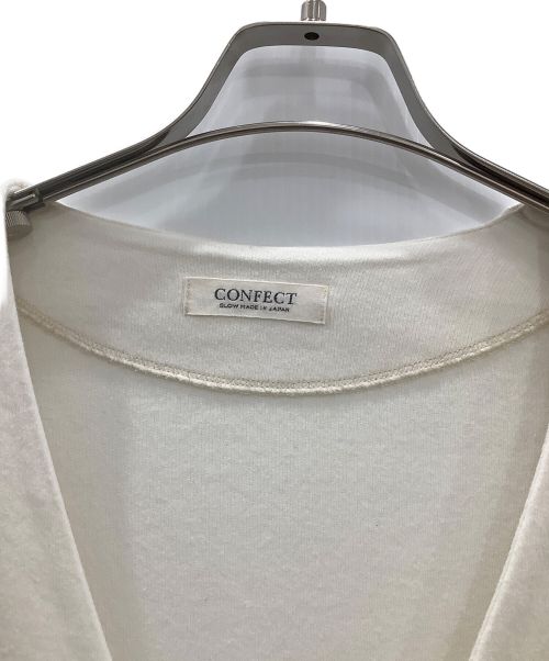 confect（コンフェクト）confect (コンフェクト) カーディガン ホワイト サイズ:4の古着・服飾アイテム