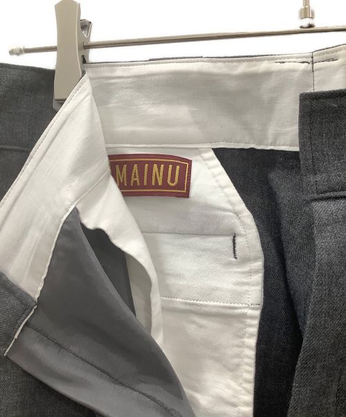 MAINU（マイヌ）MAINU (マイヌ) スラックス ライトグレー サイズ:2の古着・服飾アイテム