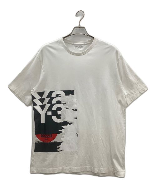 Y-3（ワイスリー）Y-3 (ワイスリー) アートグラフィックTシャツ ホワイト サイズ:Lサイズの古着・服飾アイテム