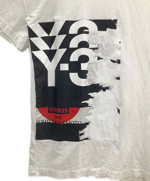 Y-3（ワイスリー）Y-3 (ワイスリー) アートグラフィックTシャツ ホワイト サイズ:Lサイズの古着・服飾アイテム