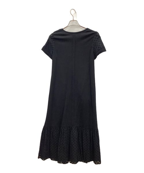 MARONENONFEE（マーロンエノンフィ）MARONENONFEE (マーロンエノンフィ) フレアレースロングワンピース ブラック サイズ:SIZE36の古着・服飾アイテム