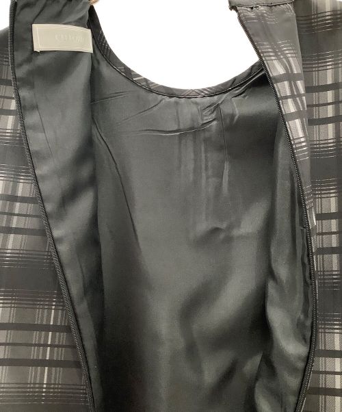 CELFORD（セルフォード）CELFORD (セルフォード) CELFORD　Aラインギャザーワンピース ブラック サイズ:38サイズの古着・服飾アイテム